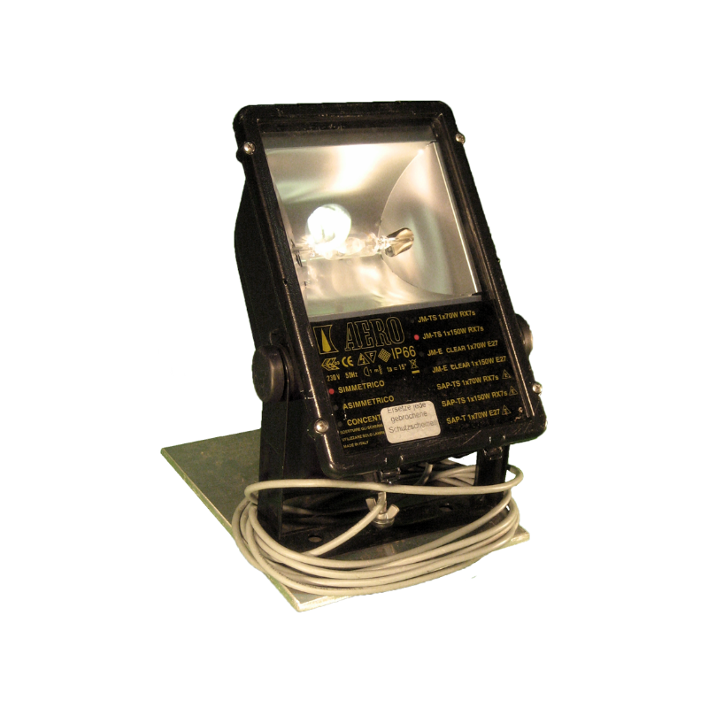 Architektenstrahler 70W weiß (Entladungslampe)