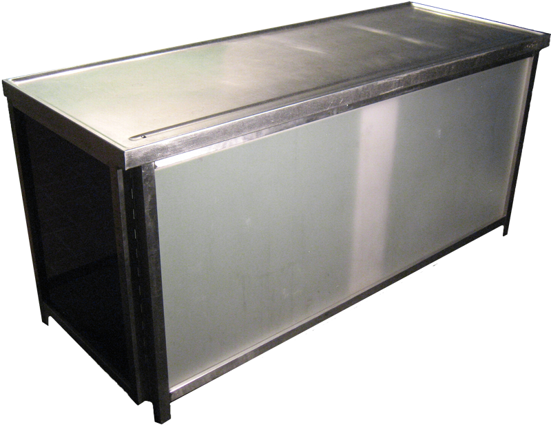 Edelstahltheke