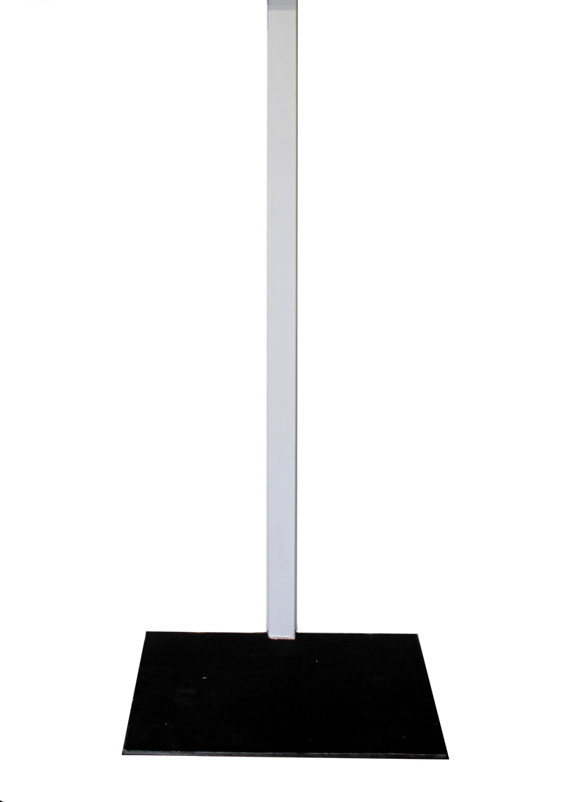 TV-Halterung mit Bodenplatte